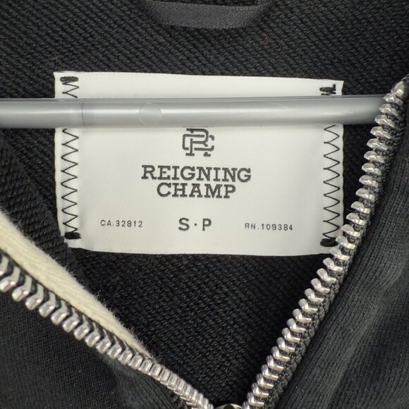 Reigning Champ Black Zip Up Sweater - Picture 14 of 16